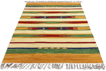  Moderner Kelim Teppich - Samak (90x160 cm) - Premium Teppich from German Carpet Shop - Just €45! Shop now at German Carpet Shop
