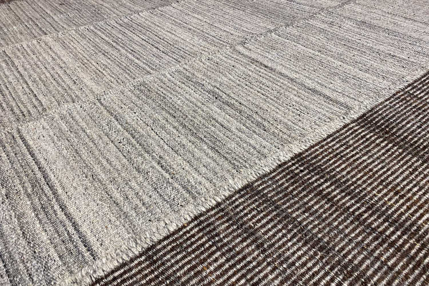  Moderne Kelim - Dhurrie - (246x154 cm) - Premium Kelim from German Carpet Shop - Just €139! Shop now at German Carpet Shop