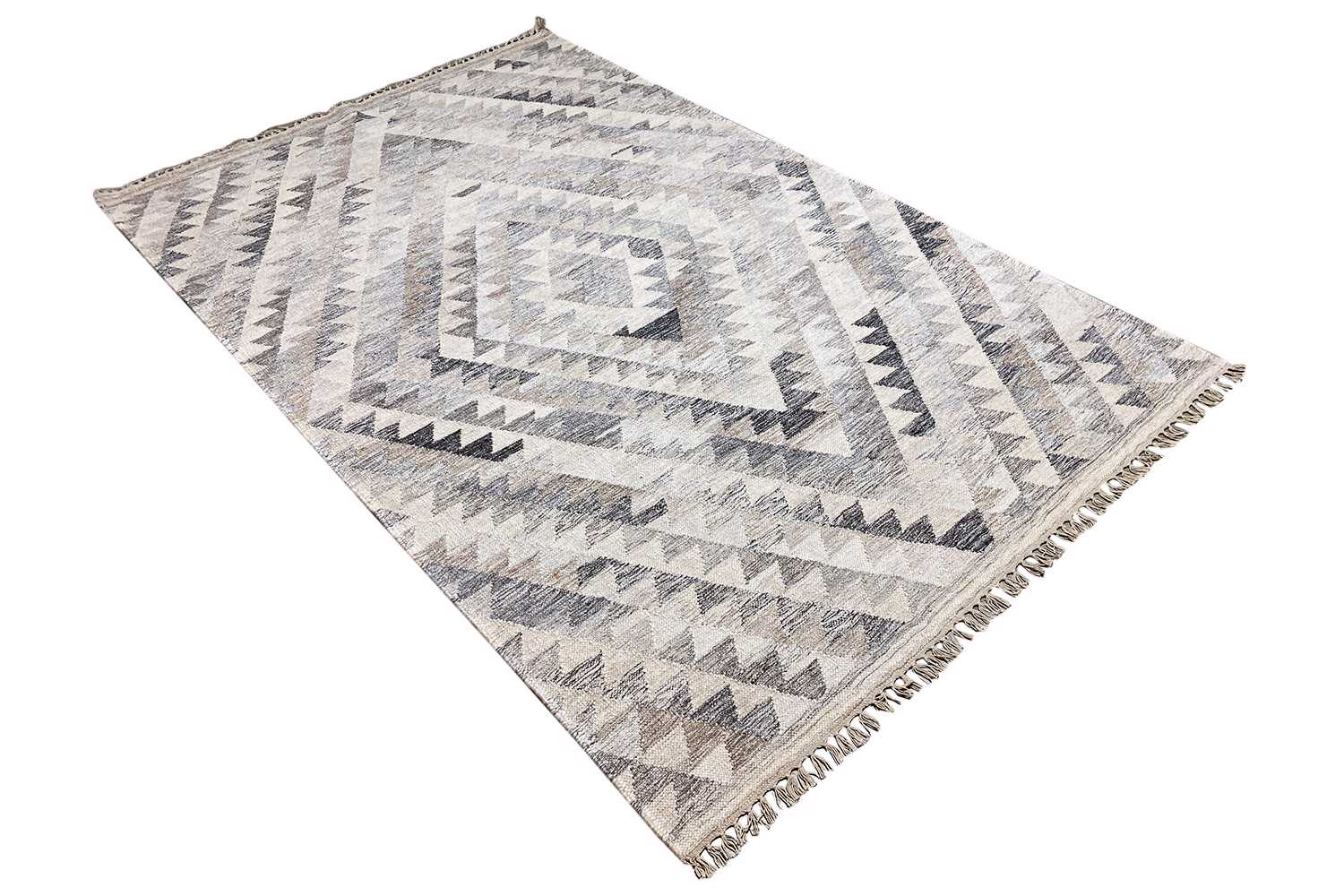  Moderne Kelim - Dhurrie - (237x155 cm) - Premium Kelim from German Carpet Shop - Just €139! Shop now at German Carpet Shop
