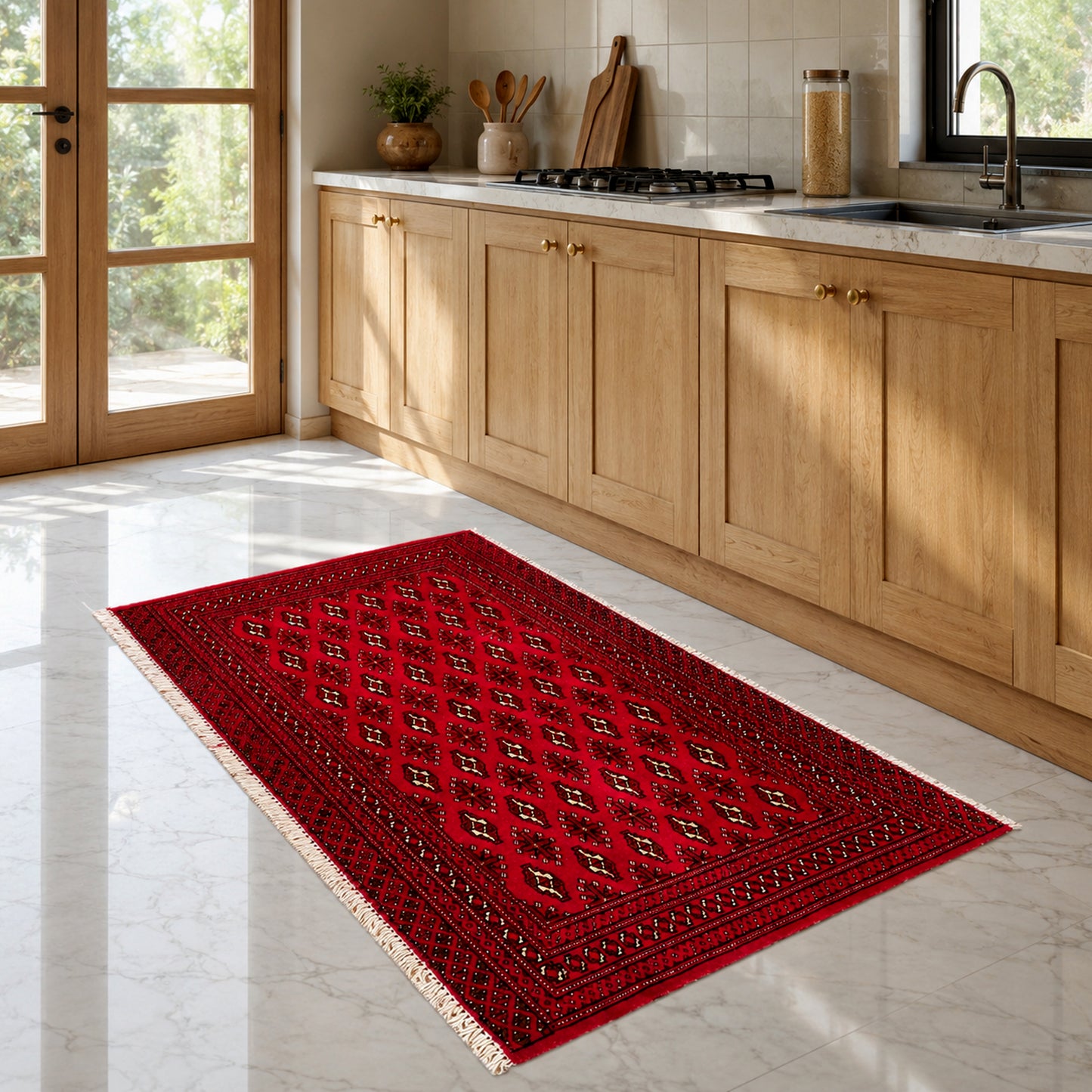 Poshti Turkemen Teppich - 112x56 cm