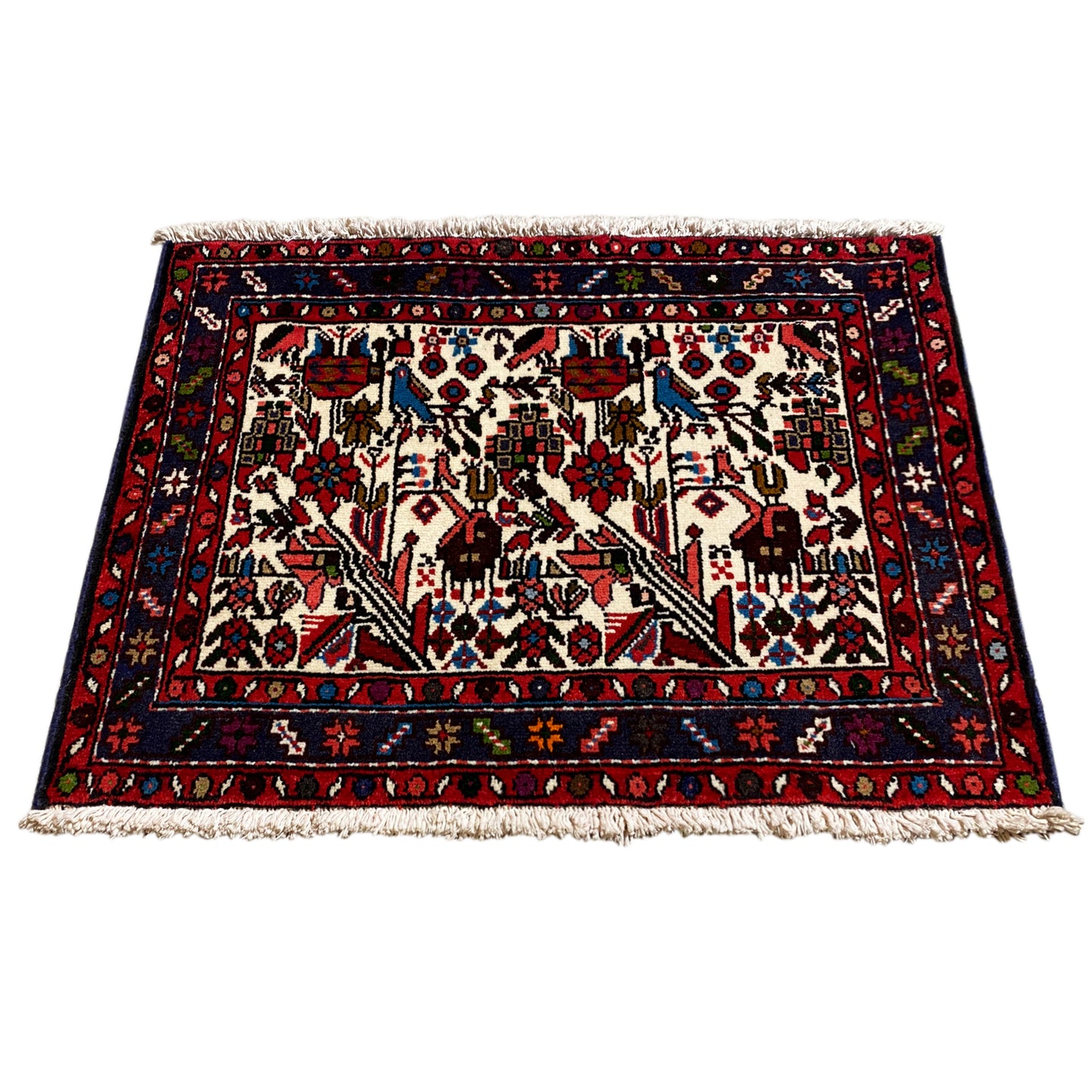 Hamedan Poshti Teppich - 62x88 cm