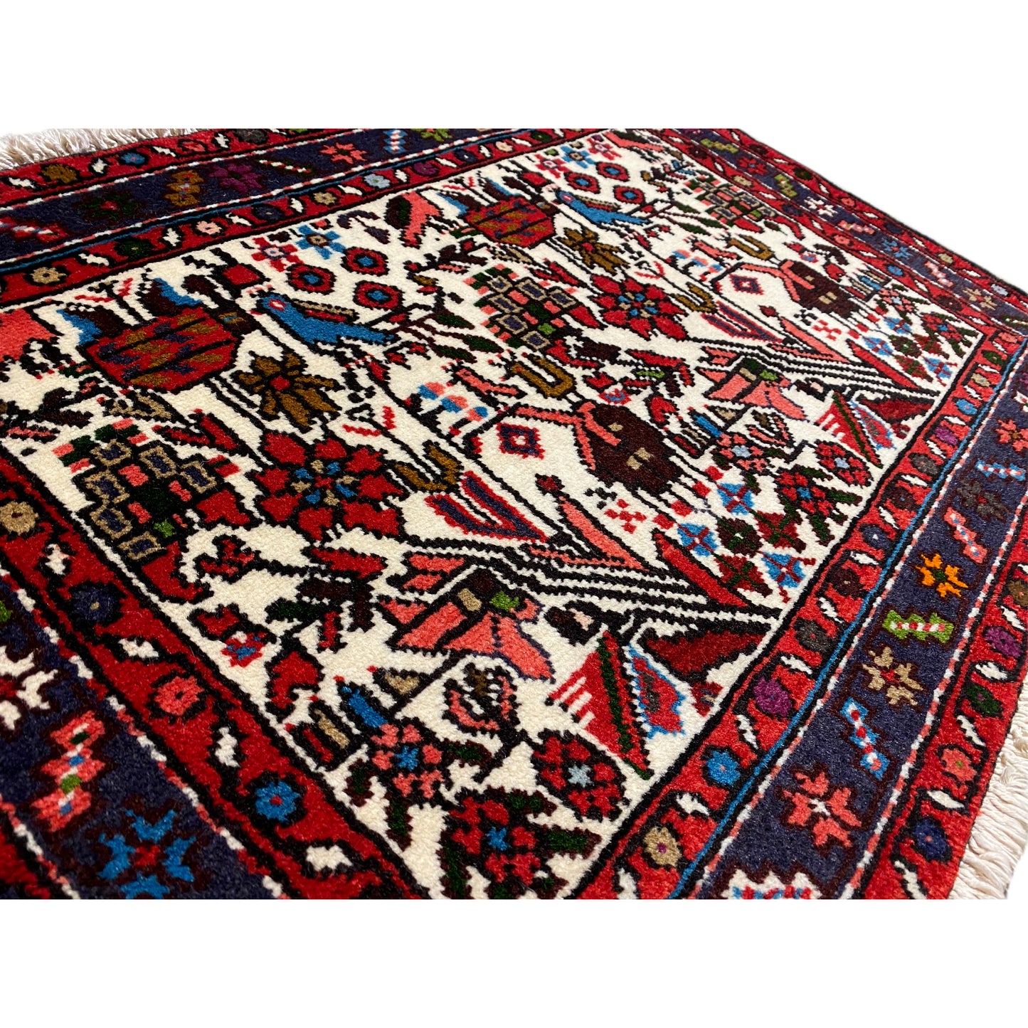 Hamedan Poshti Teppich - 62x88 cm