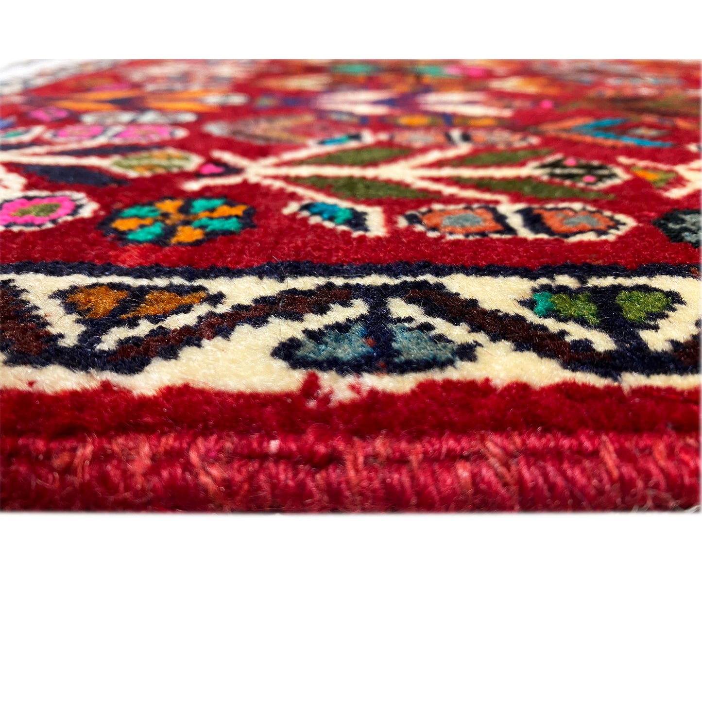 Poshti Teppich, Rot - 69x58 cm
