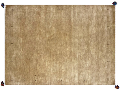 Skandinavisch inspirierter Wollteppich in Beige