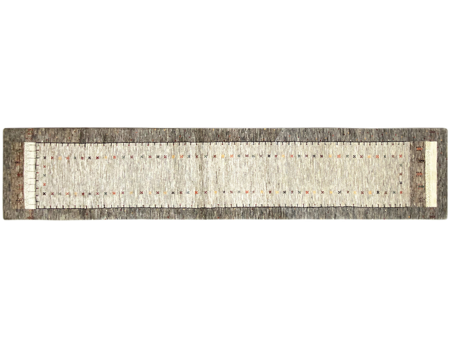 Hochwertiger Gabbeh Läufer im skandinavischen Stil