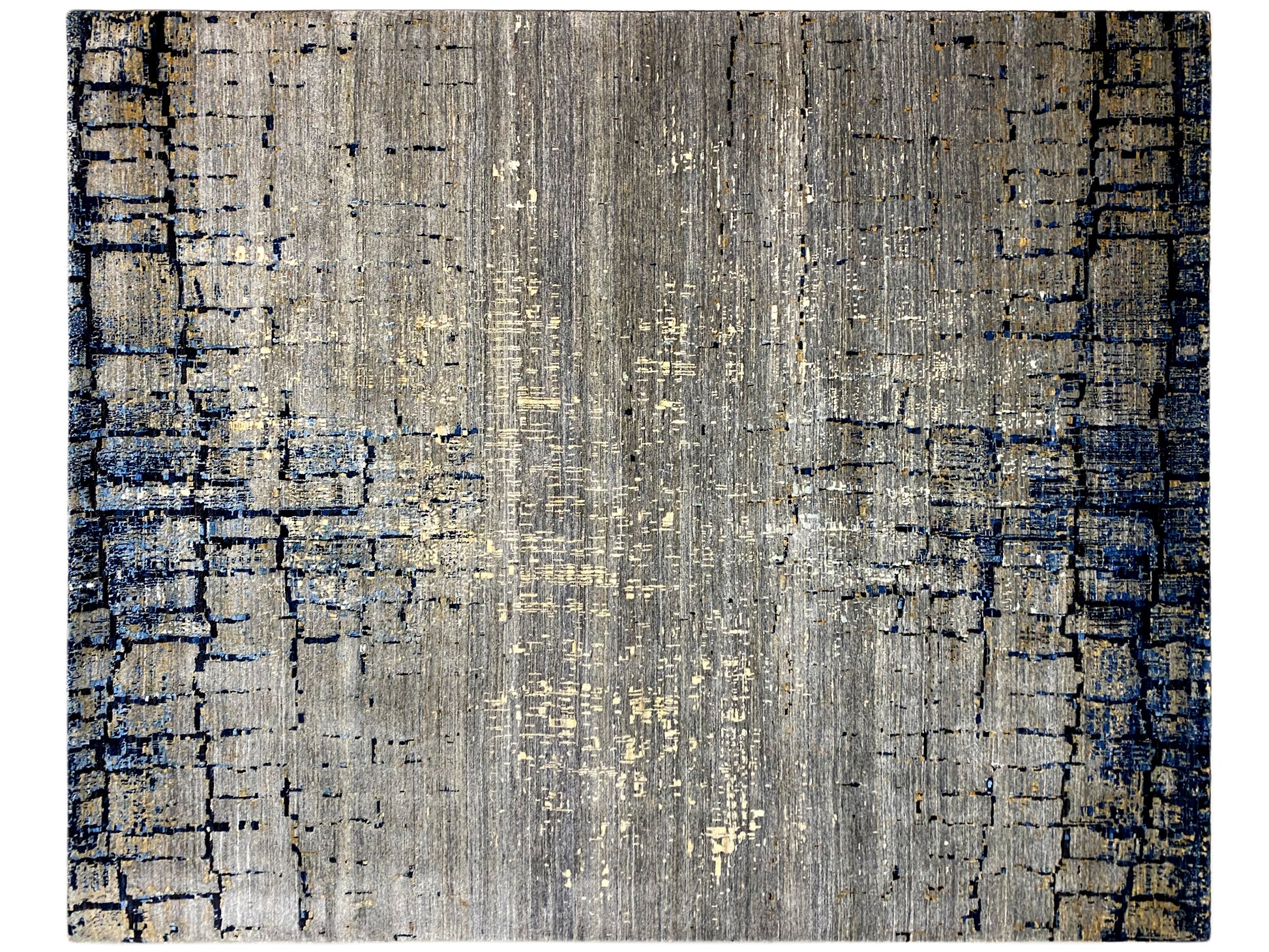 Strukturierter Designteppich im Industrial Stil