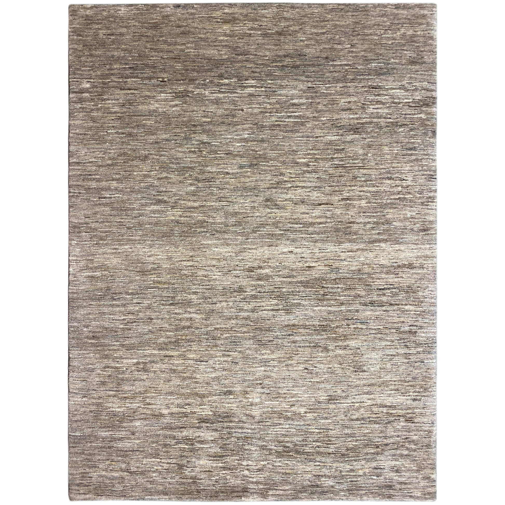 Handgeknüpfter Gabbeh Teppich in Beige aus reiner Wolle