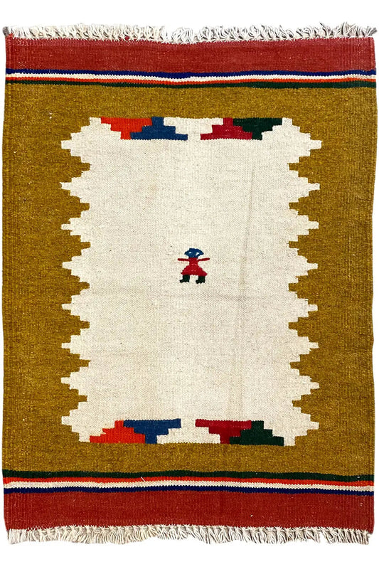 Kilim Qashqai - 802419 (76X57cm) - German Carpet Shop