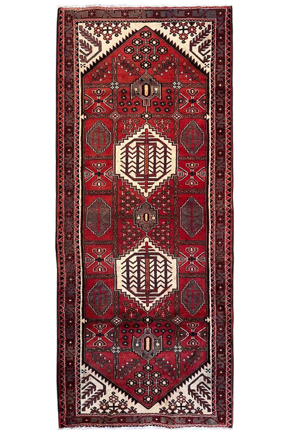  Hamadan - Läufer (294x115 cm) - Premium Teppich from German Carpet Shop - Just €249! Shop now at German Carpet Shop