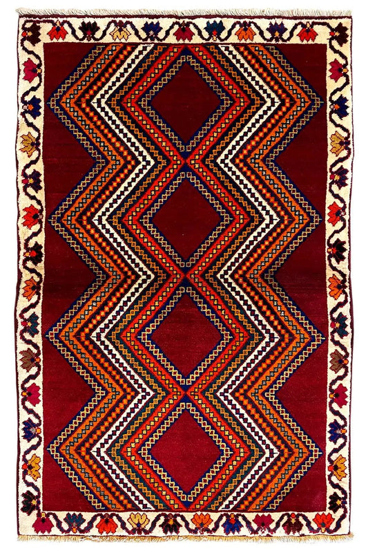Gabbeh - Striped (151x102 cm) - German Carpet Shop