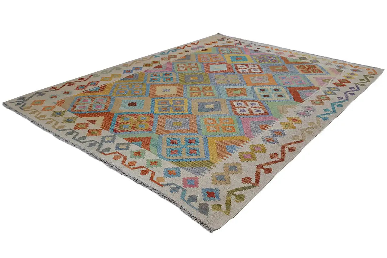 Kelim - Afghan (203x153 cm) - German Carpet Shop