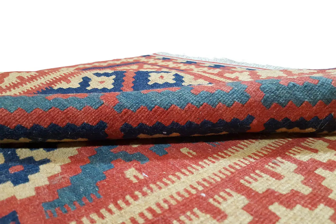 Kilim Qashqai - 301882 (185x123cm) - German Carpet Shop