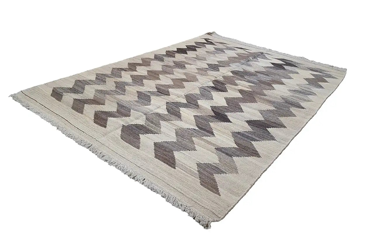 Kilim Qashqai - 203170 (224x158cm) - German Carpet Shop