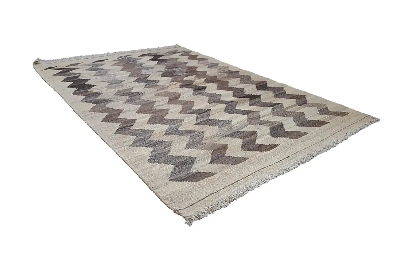 Kilim Qashqai - 203170 (224x158cm) - German Carpet Shop