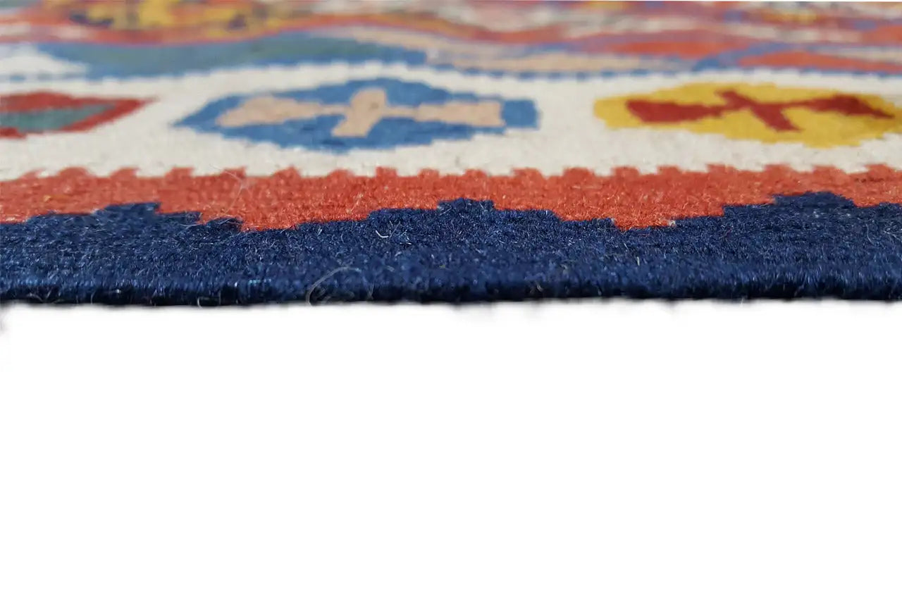 Kilim Qashqai - 307036 (249x180cm) - German Carpet Shop