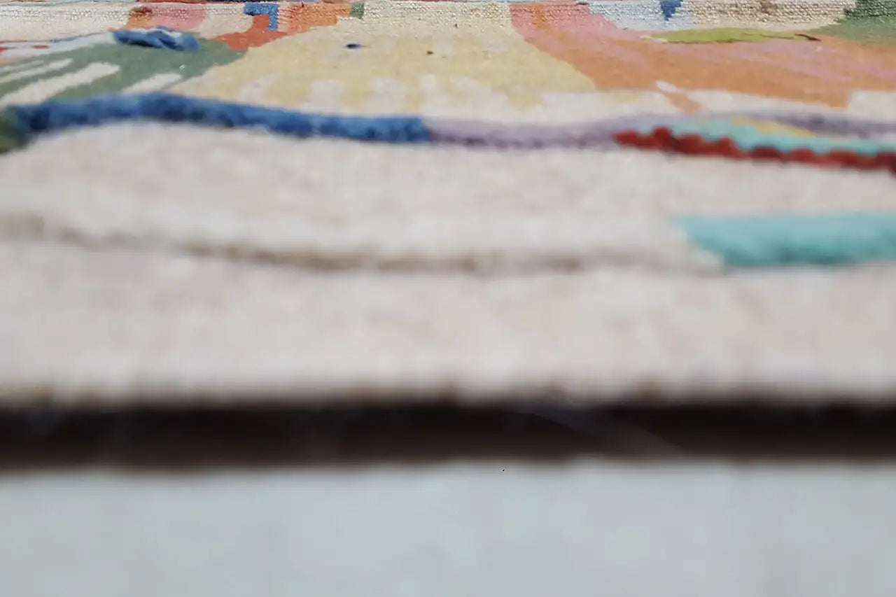 Kilim Qashqai - 301893 (151x104cm) - German Carpet Shop